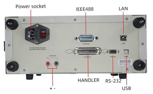 عالية التردد 1 ميجا هرتز LCR متر قياس الفوق LCR الرقمية الجسور الكهربائية الحث السعة اختبار المقاومة مع الدقة الأساسية 0.05% تردد القرار 1 ميجا هرتز 6 1/2 أرقام العرض in Kuwait
