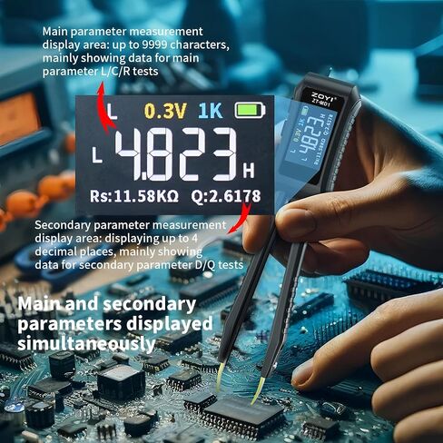 مجموعة ملقط ZT-MD1 الذكية LCR لصمام ثنائي RCL واختبارات الاستمرارية مع مقياس SMD ESR للجسر الرقمي للإلكترونيات الدقيقة in Kuwait