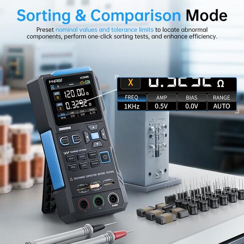 LC1020E جهاز اختبار الجسر الرقمي المحمول عالي الدقة LCR ESR لقياس مقاومة السعة والحث الإلكتروني للمكونات الإلكترونية in Kuwait