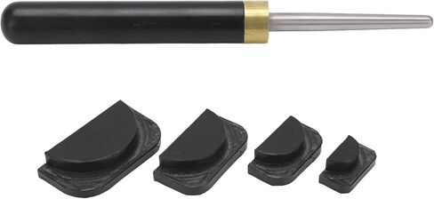 Saxophone Repair Tool Kit with 4 Tone Hole Pads Ebony Repair Stick and Dent Lapping Bar for Tenor Alto Soprano Saxophone in Saudi Arabia