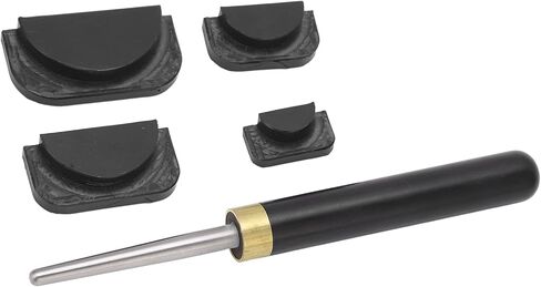Saxophone Repair Tool Kit with 4 Tone Hole Pads Ebony Repair Stick and Dent Lapping Bar for Tenor Alto Soprano Saxophone in Saudi Arabia