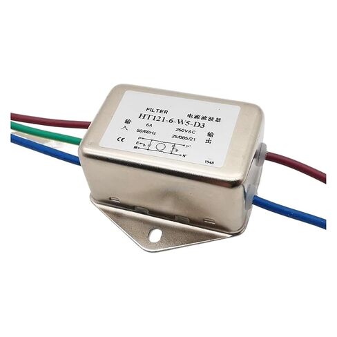 مرشح طاقة أحادي الطور HT121-3-W5-D3 3A 220V HT121-6-W5-D3 6A(HT121-6-W5-D3 6A) in Kuwait