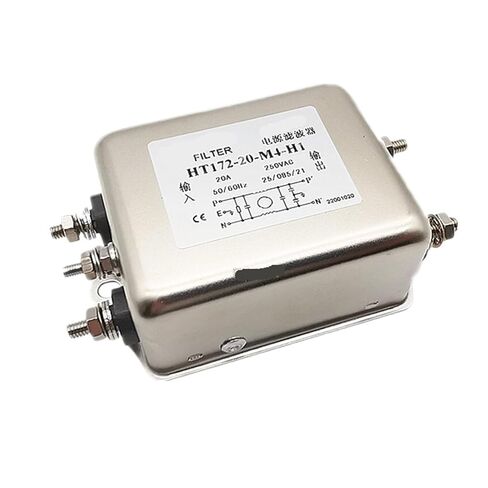 فلتر طاقة XAM 220 فولت HT172-20-M4-H1 مرحلة واحدة 10 أمبير 20 أمبير (HT172-20 -M4 -H1 20A بولت) in Kuwait