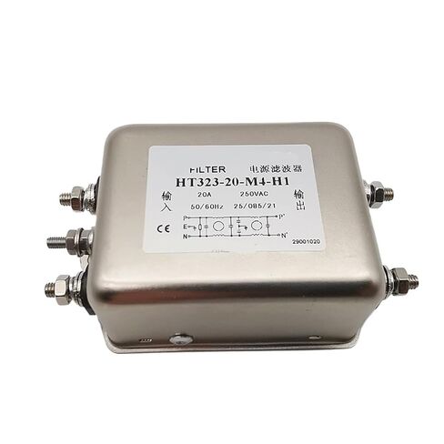 مرشح الطاقة HT323-16-L8-H1 16A 10A 20A مرشح مزدوج المرحلة (HT323-6 -L8- H1 6A) in Kuwait