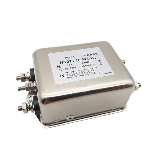 مرشح الطاقة HT323-16-L8-H1 16A 10A 20A مرشح مزدوج المرحلة (HT323-6 -L8- H1 6A) in Kuwait