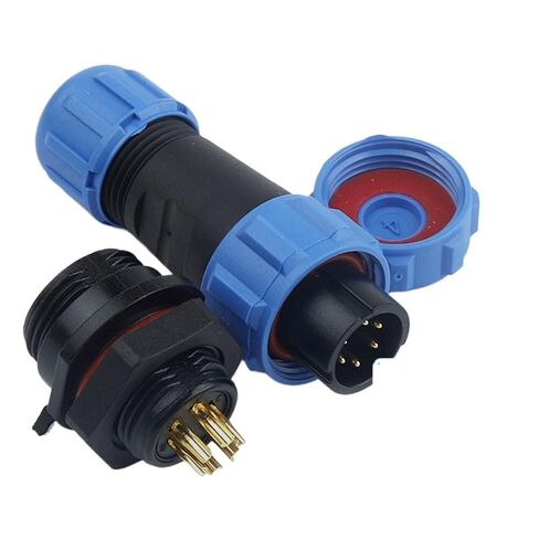 SP13 IP68 مقاوم للماء Connecotrs ذكر أنثى المقبس الخلفي الجوز لحام نوع موصل سريع دبوس الأجهزة المنزلية (SP13-9L) in Kuwait