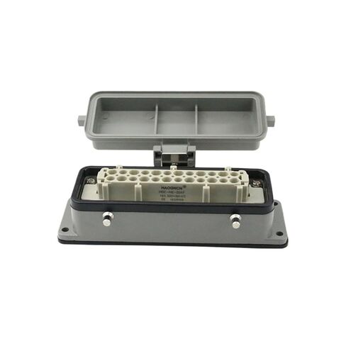 موصل عالي التحمل HDC-HE-024-B مع غطاء 24 خط أساسي قياس التيار المزدوج 16 أمبير الجهد 500 فولت in Saudi Arabia