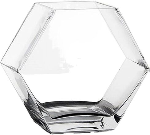 Fish Tank Glass Fish Tank Thickened Transparent Fish Tank Desktop Decorative Fish Tank Office Creative Goldfish Bowl Glass Vase Aquarium(25x12.5x22.5cm) in Saudi Arabia
