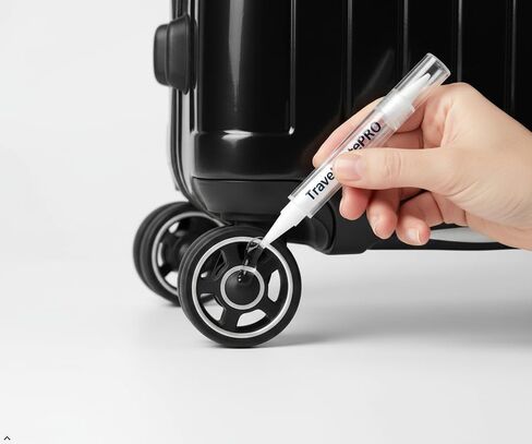 Luggage Wheel Lubricant Pen – Fix Stuck Suitcase Wheels Instantly – Smooth Rolling Travel – TSA Approved – TravelmatePro in Saudi Arabia