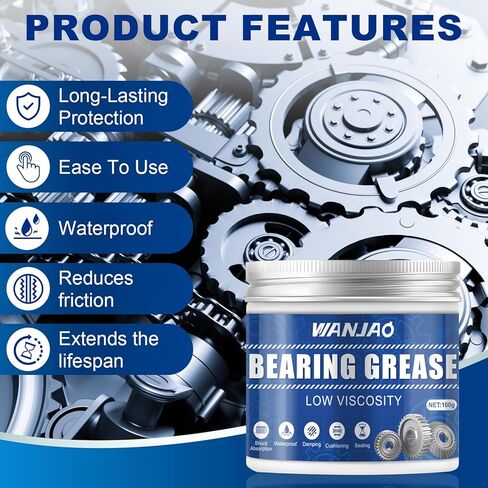 100g Washing Machine Damping Grease, Reduce Vibration and Noise Compatible with Most Washing Machines for Most Washing Machines Telescopes Cameras Mechanical Gears and Home Appliances in Kuwait