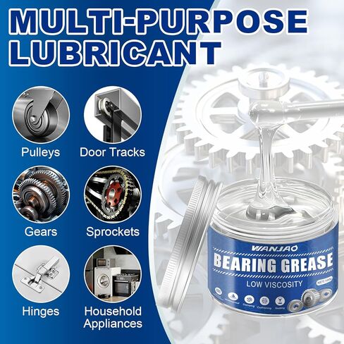 100g Washing Machine Damping Grease, Reduce Vibration and Noise Compatible with Most Washing Machines for Most Washing Machines Telescopes Cameras Mechanical Gears and Home Appliances in Kuwait