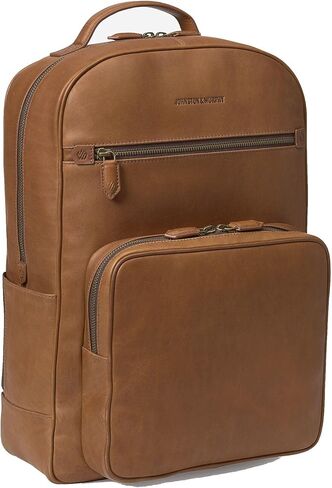 Johnston & Murphy Men's Rhodes Backpack Black Full Grain in Saudi Arabia