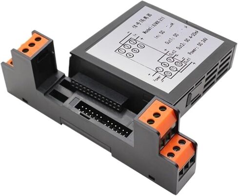 One-Input and Two-Output Signal Isolator Analog DC Current Transmitter 4-20MA 0-10V Isolation Module Plug-in(4-20mA to 4-20mA) in Saudi Arabia