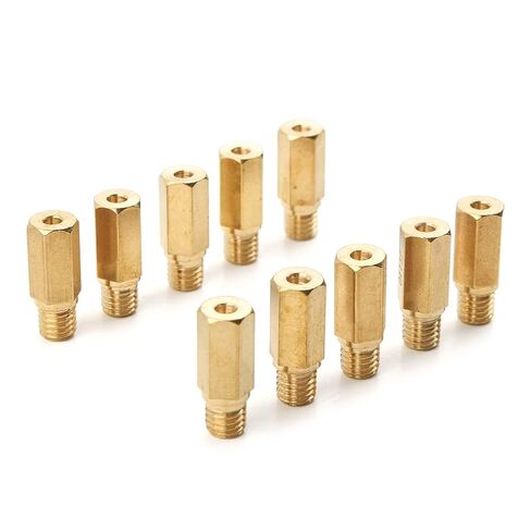 10 Pieces Carburetor Carb Main Jet Kit 102 105 108 110 112 115 118 120 122 for PWK for KEIHIN for OKO CVK NSR KSR Set Injector Nozzle in Saudi Arabia