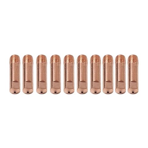 10x Tips 0.6mm/0.8mm/0.9mm/1.0mm/1.2mm .045 MIG Welding Gun Accessory Gas Diffusers Tip Holders Mig Nozzle in Saudi Arabia