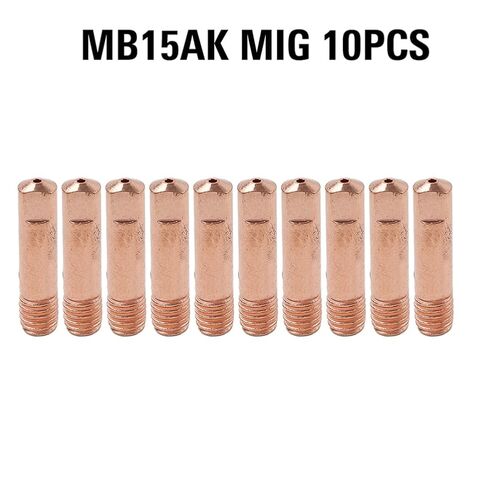 10x Tips 0.6mm/0.8mm/0.9mm/1.0mm/1.2mm .045 MIG Welding Gun Accessory Gas Diffusers Tip Holders Mig Nozzle in Saudi Arabia