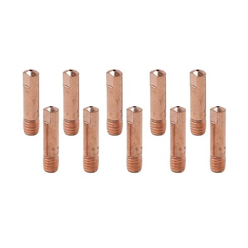 10x Tips 0.6mm/0.8mm/0.9mm/1.0mm/1.2mm .045 MIG Welding Gun Accessory Gas Diffusers Tip Holders Mig Nozzle in Saudi Arabia