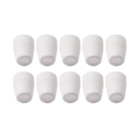 10PCS Plasma Cutting Shield Cap 18204 Nozzles Torch White Ceramics for LG40 CT312 PT31 in Saudi Arabia