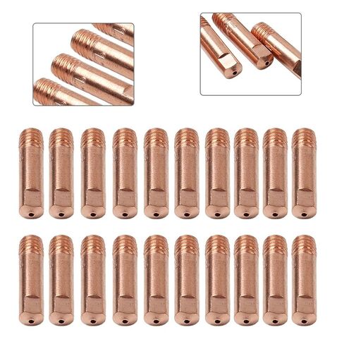 20x Tips 0.6mm/0.8mm/0.9mm .023 Gas Diffusers Tip Holders MIG Welding Gun Accessory Mig Nozzle in Saudi Arabia