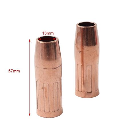 Copper 21-50 1/2" Welding Gas Nozzles MIG 2Pcs for Magnum 100L for Mini in Saudi Arabia
