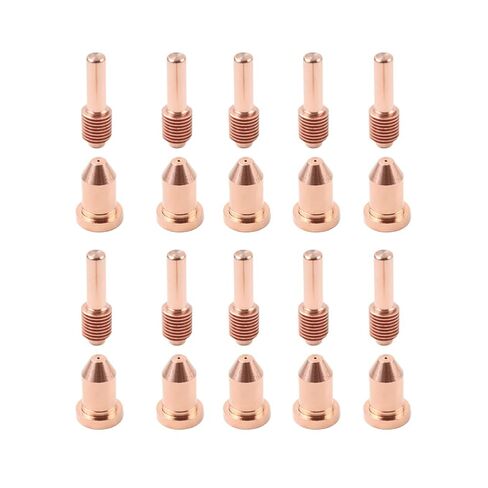 20PCS Plasma Cutting Electrode Tips 192048 Nozzles Torch Copper for ICE50 Torches in Saudi Arabia
