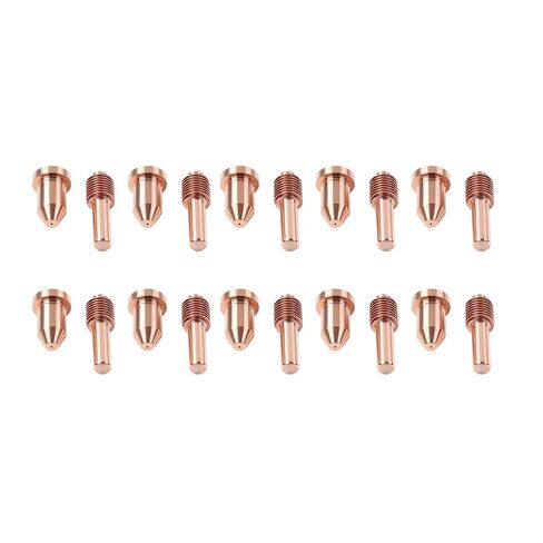 20PCS Plasma Cutting Electrode Tips 192048 Nozzles Torch Copper for ICE50 Torches in Saudi Arabia