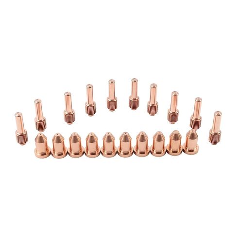 20PCS Plasma Cutting Electrode Tips 192048 Nozzles Torch Copper for ICE50 Torches in Saudi Arabia