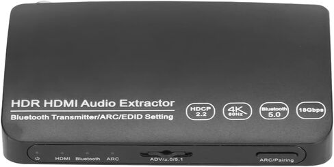 Audio Extractor 4K 60Hz HDR Transmitter Synchronous ARC Splitter in Saudi Arabia
