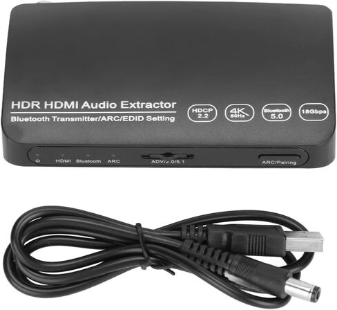 Audio Extractor 4K 60Hz HDR Transmitter Synchronous ARC Splitter in Saudi Arabia