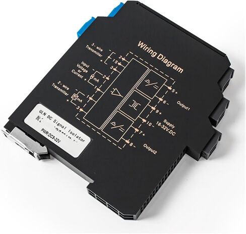 DC24V Rail Current Signal Converter 1 Input Output 0-5V(0-10V Output) in Saudi Arabia