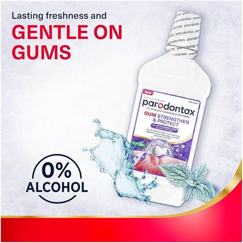 parodontax Gum Strengthen and Protect ICY Mint Mouthwash, 16.9 fl oz (3 Pack) in Kuwait
