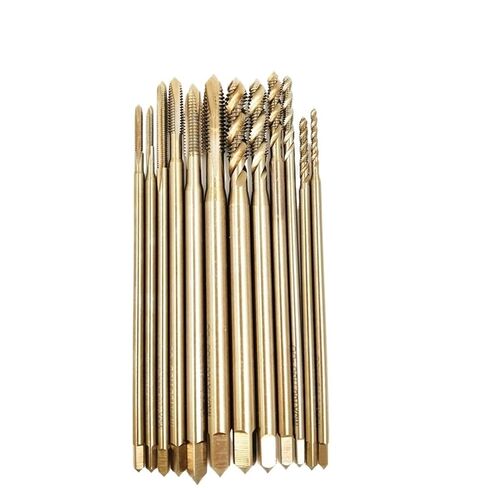 Long Cobalt Screw Thread Tap Drill Bit M35 Pointed Spiral Flute M2-M12 1Pcs(Color:Pointed Tap,Size:1PC_M2X90L) in Saudi Arabia