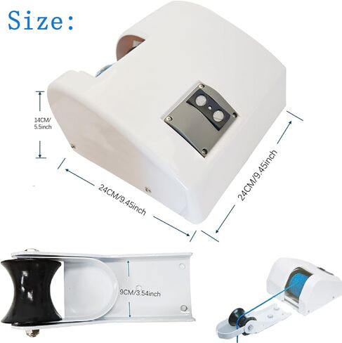 INTBUYING 12V Electric Winch Yacht Ship Accessories Saltwater Anchor with Wireless Remote Control for Fishing Boat Pontoon Boat 200in of Pre-Wound Anchor Rope in Saudi Arabia