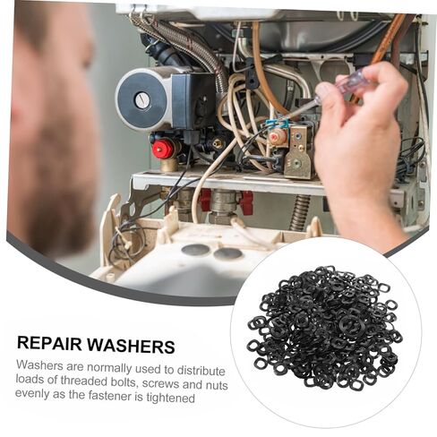 Cabilock 500Pcs Wave Washer Kit Compression Spring Washers for Screw Bolt Fasteners Thrust Loading Applications Smooth Surface Wave Heights for and Load in Saudi Arabia