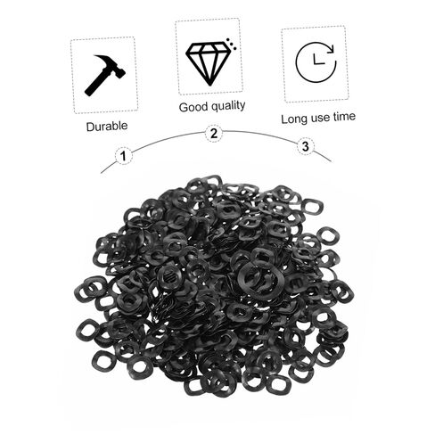 Cabilock 500Pcs Wave Washer Kit Compression Spring Washers for Screw Bolt Fasteners Thrust Loading Applications Smooth Surface Wave Heights for and Load in Saudi Arabia