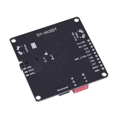 2 قطعة DY-HV20T HV20T 20 واط وحدة تشغيل الصوت تيار مستمر 6-35 فولت 24 بت DAC إخراج دعم بطاقة TF in Kuwait