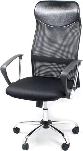 Xtech AM160GEN46 – كرسي (مقعد مبطن، مسند ظهر شبكي، أسود، أسود، قماش، بلاستيك) in Saudi Arabia