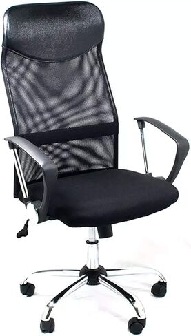 Xtech AM160GEN46 – كرسي (مقعد مبطن، مسند ظهر شبكي، أسود، أسود، قماش، بلاستيك) in Saudi Arabia