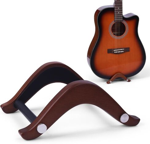 Detachable Wood Acoustic Guitar Rack Adjustable Floor Holder Portable Musical Instrument Display Stand Enduring Accessory in Saudi Arabia