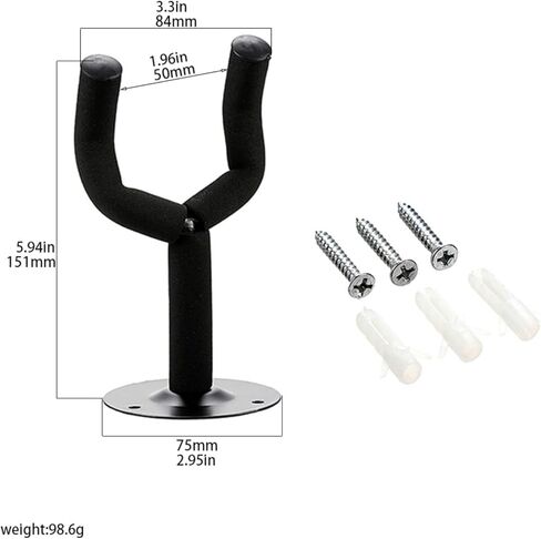 Guitar Wall Mount Rack Guitars Hanger Hook Bracket Holder Display Stand with Mounting Screws for Ukuleles Hanger Hook in Saudi Arabia