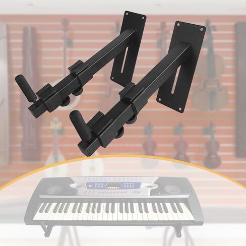 2x Electronic Keyboard Hook Guitar Stand Metal Storage Organizer Accessories,Holder Wall Hanger for Electric Guitar Banjo in Saudi Arabia