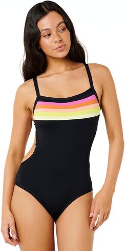 Rip Curl Women's Surf Stripe One Piece Swimsuit - Cheeky Coverage in Saudi Arabia