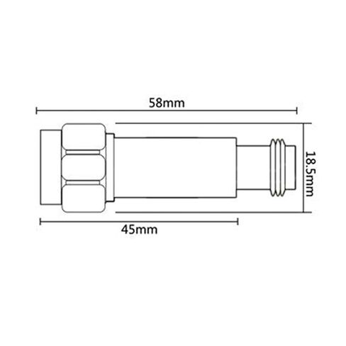 2-watt N-JK attenuator, DC to 3GHz, 50 ohms(1db) in Saudi Arabia