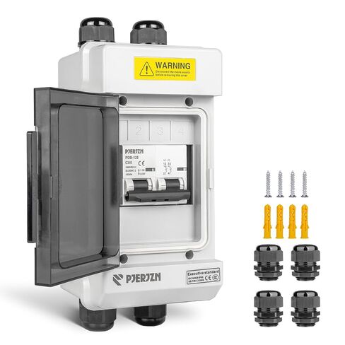 الألواح الشمسية مفتاح فصل 125A 1000VDC PV مفتاح إيقاف في الهواء الطلق 1 في 1 خارج قطاع دارة صندوق IP66 مقاوم للماء مقاوم للأشعة فوق البنفسجية in Kuwait
