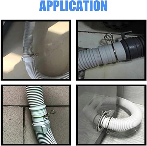 Clamps,Hose Clamps, 10Pcs Hose Clamps 5-31MM For Water And Air Hoses Hardware Fittings in Saudi Arabia