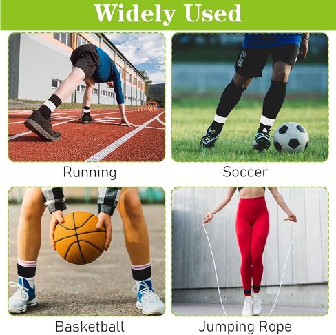 Grevosea 4 Pcs Soccer Shin Guard Straps, Adjustable Shin Guard Holders Football Sock Bands Legging Shin Fixed for Kids Youths Adults Sports Running (Black, White) in Saudi Arabia
