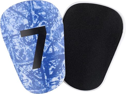 2Pcs Mini Soccer Shin Guards 3.2x2.2 inch Extra Small Football Shin Pads,Protective Equipment Shin Pads Lightweight and Comfortable for Boys Girls Men and Women(NO.7 Uniform Number) in Kuwait