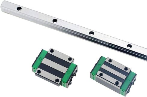 Professional 2PCS HGR20 HGR15 Square Linear Guide Rail+4PCS Slide Bearing Block HGH15CA HGW15CA HGH20CA HGW20CA in Saudi Arabia