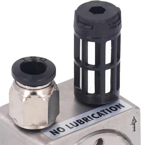 G1/8in Air Turbine Vibrator 304 Stainless Steel,Stainless Steel Pneumatic Vibrator,Pneumatic Oscillator with 210N Force for Funnel Sandblaster and Conveying in Saudi Arabia