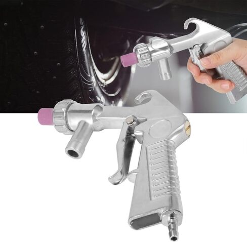 Luocute Sand Kit, Pneumatic Handheld Sandblasting Machine with 4 Ceramic Nozzles for Rust Removal Paint Stripping and Surface in Saudi Arabia